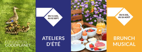 des brunchs bio et des ateliers tout l'été