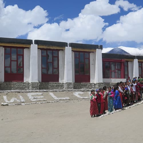 Inauguration de l’internat bioclimatique de l’école de Shey Lamdon School au Ladakh