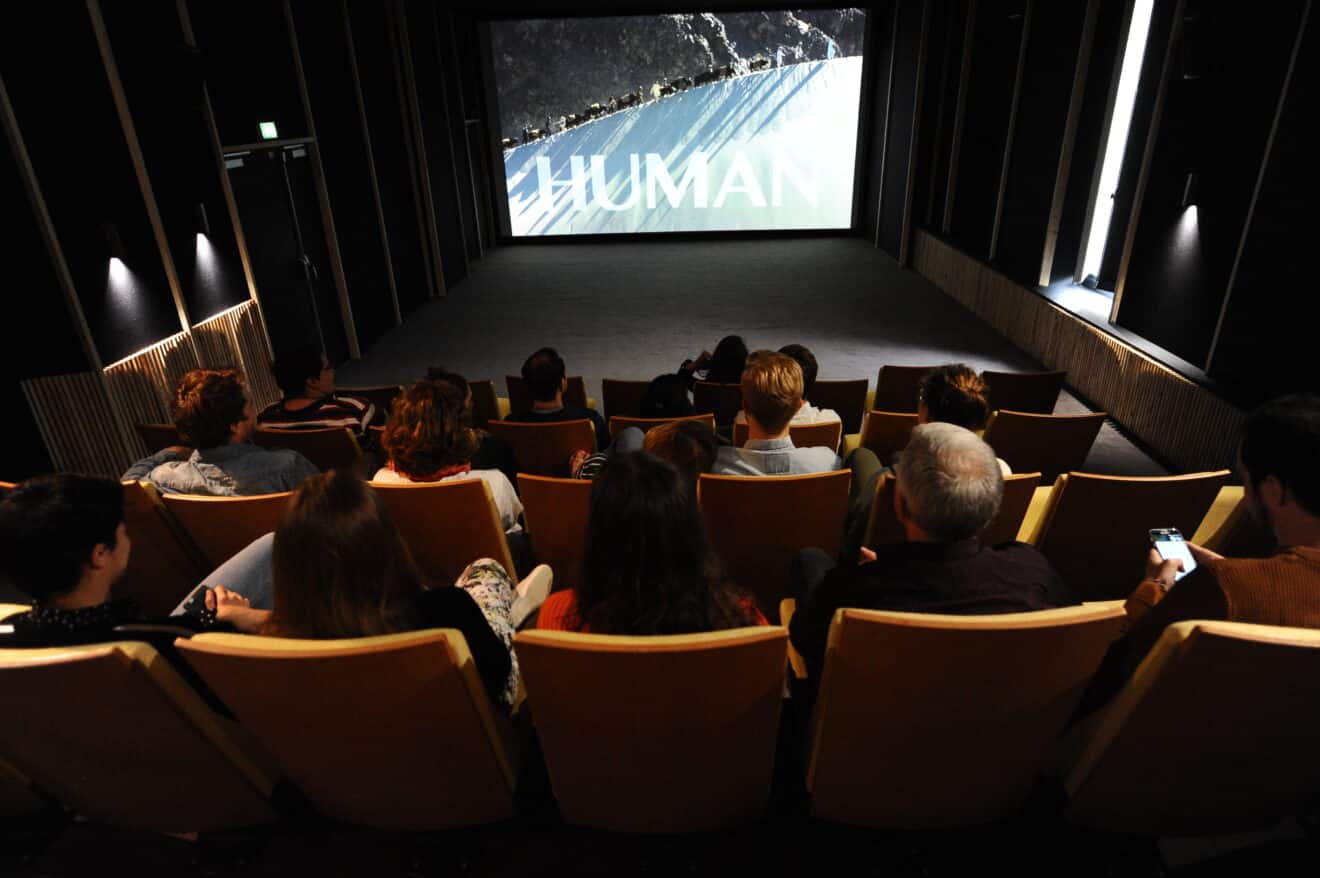 Projection dans la salle de Cinéma de la (c) Fondation GoodPlanet